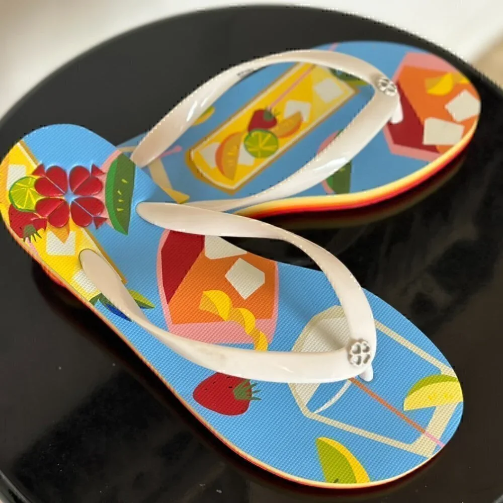 NWOT Kate Spade Flyaway Slides in Cocktails